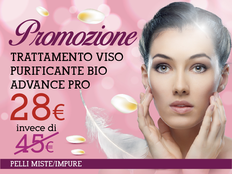 Promozione trattamento viso purificante